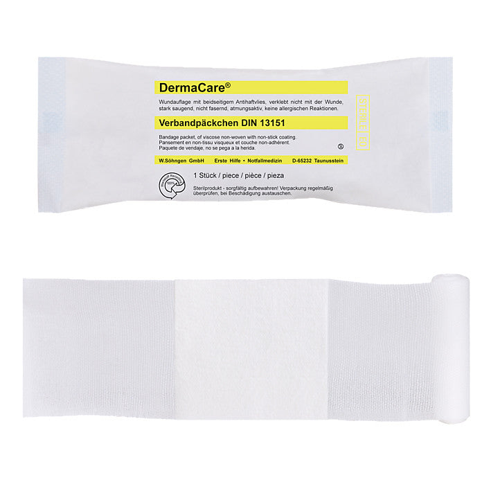 DermaCare Verbandspäckchen mittel, 8cm x 4m – MEDI-KS