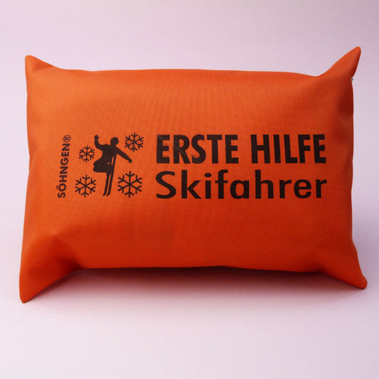 Erste-Hilfe-Tasche Skifahrer, orange