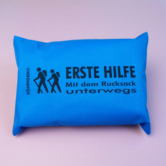 Erste-Hilfe-Tasche Mit dem Rucksack unterwegs, blau