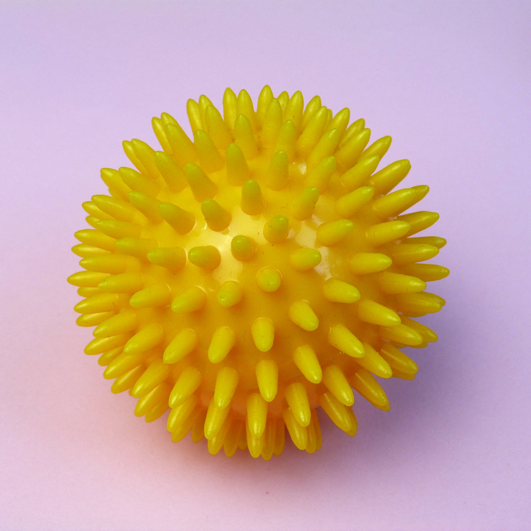 Igel Massageball normal, Ø 7cm, gelb